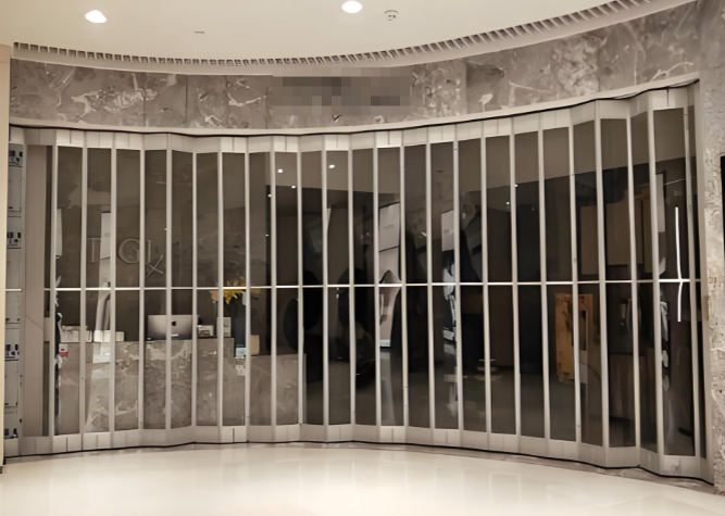 山东水晶推拉门